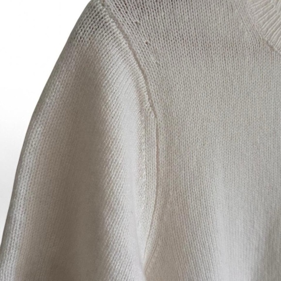 VINCE Wool & Cashmere-Blend Short-Sleeve Crewneck Sweater Large - Picture 6 of 8